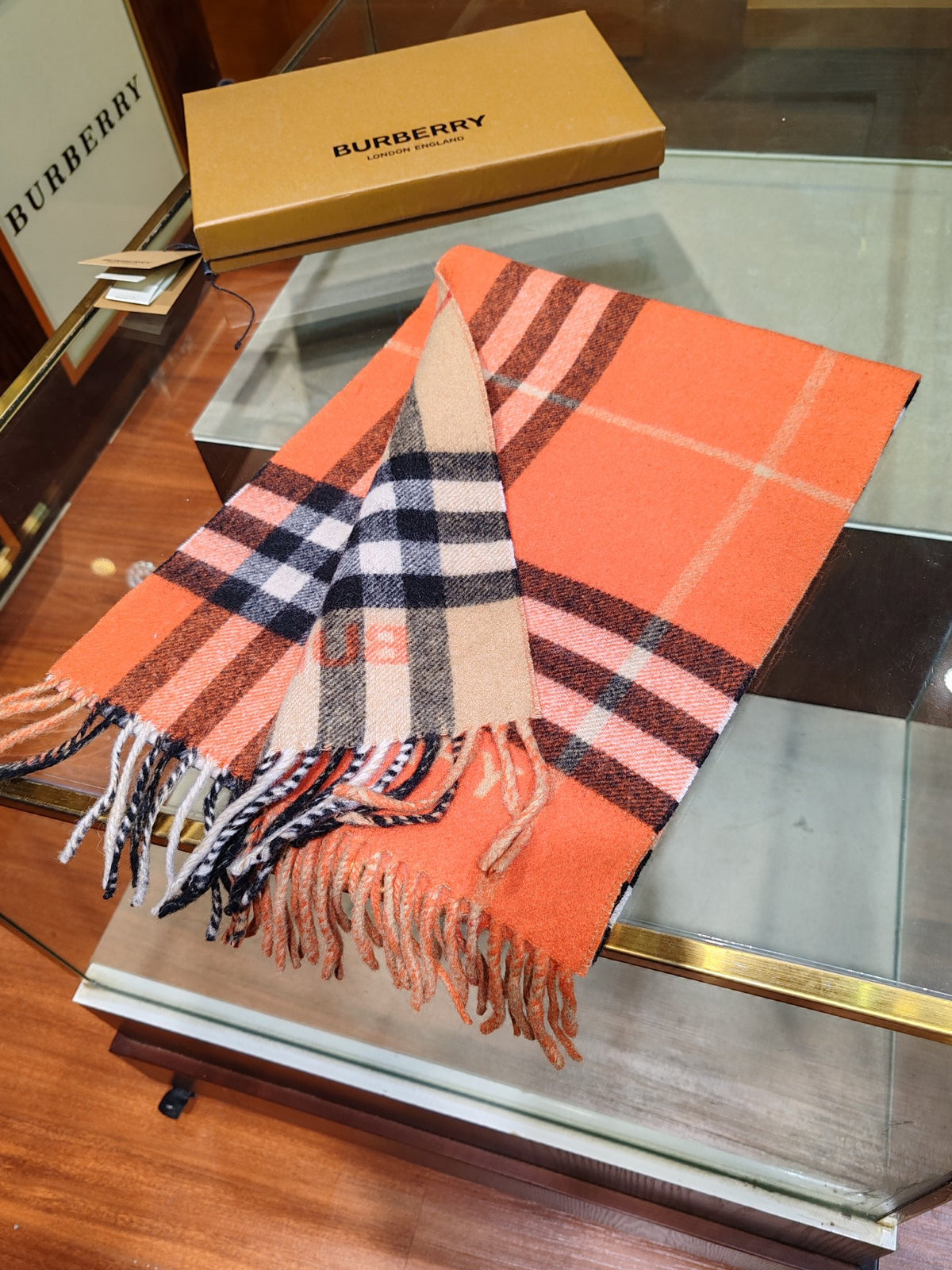 multicolor velvet versatile Scarf for men - alternate angle view 6
