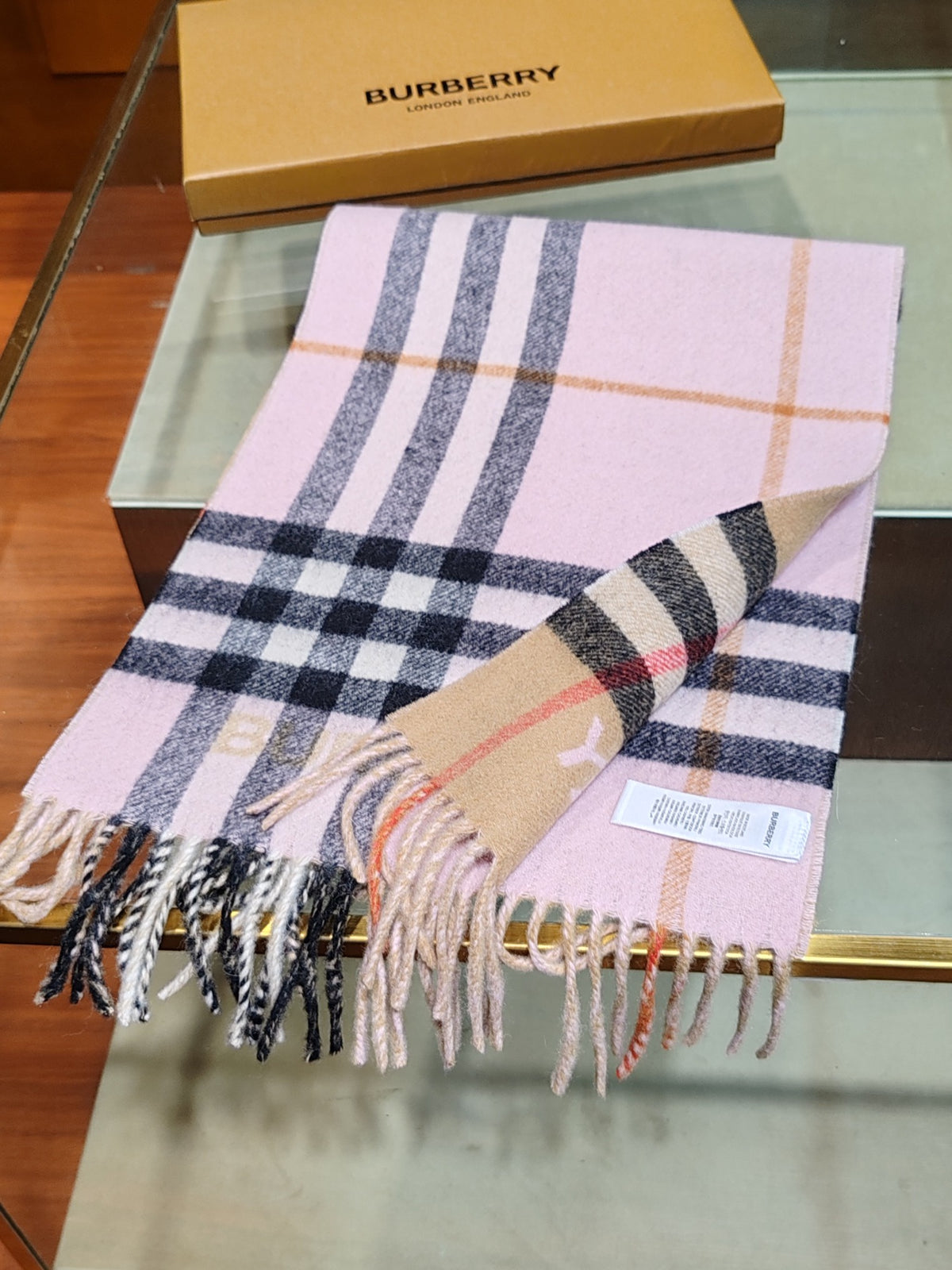 multicolor velvet versatile Scarf for men - alternate angle view 5