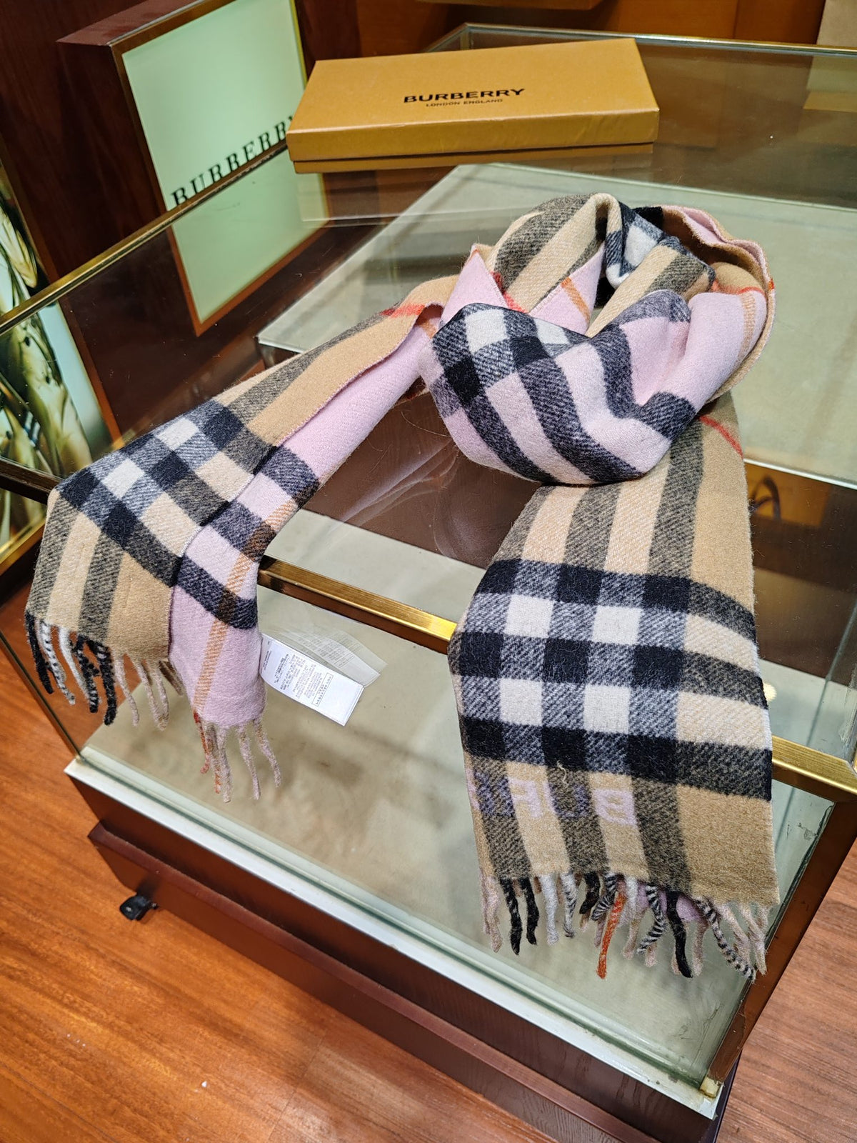 multicolor velvet versatile Scarf for men - alternate angle view 3