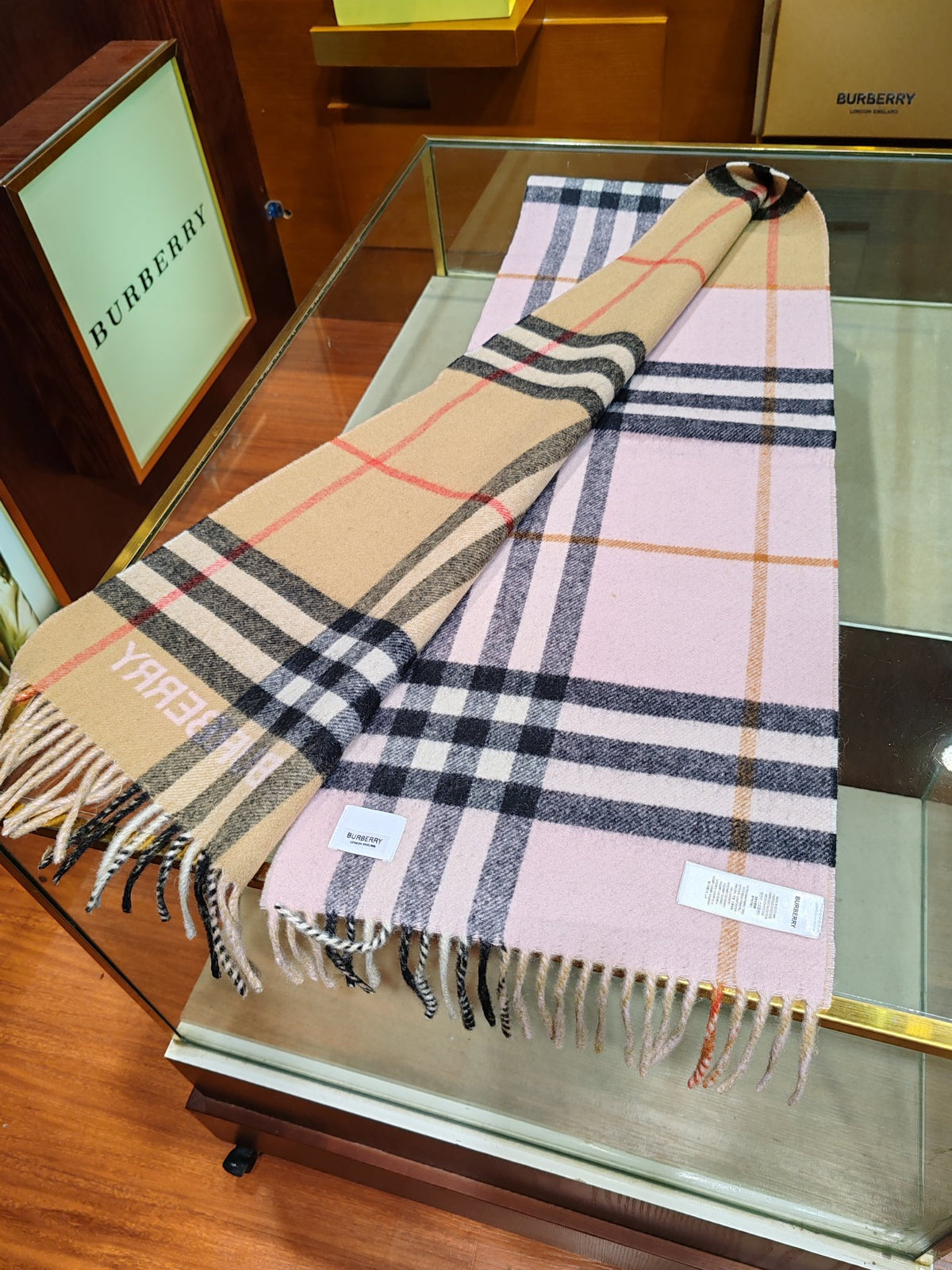 multicolor velvet versatile Scarf for men - alternate angle view 7