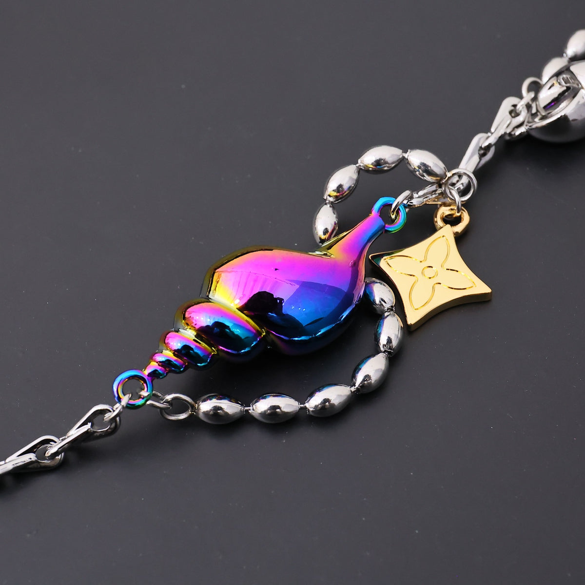 multicolor Necklace for women - alternate angle view 2