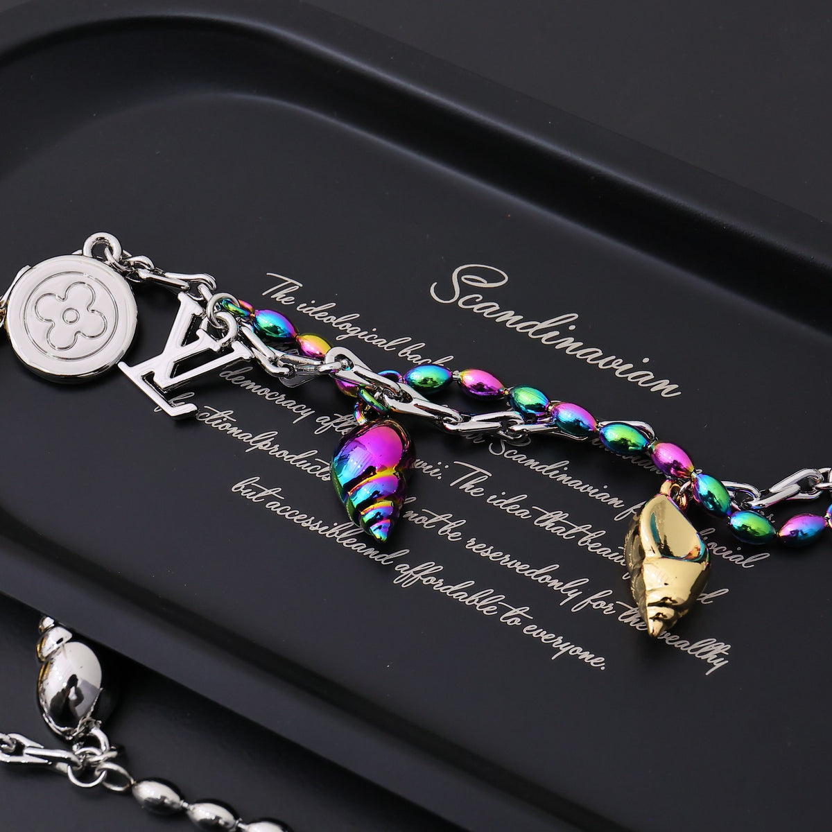 multicolor Necklace for women - alternate angle view 6