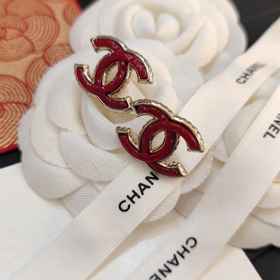 gold letter Drop Earrings for women - alternate angle view 7
