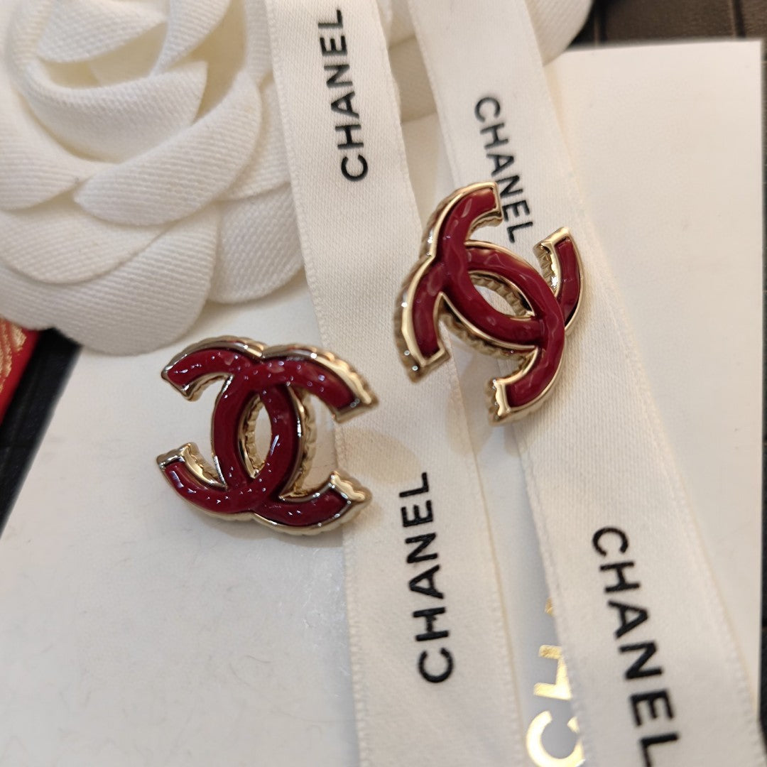 gold letter Drop Earrings for women - alternate angle view 9
