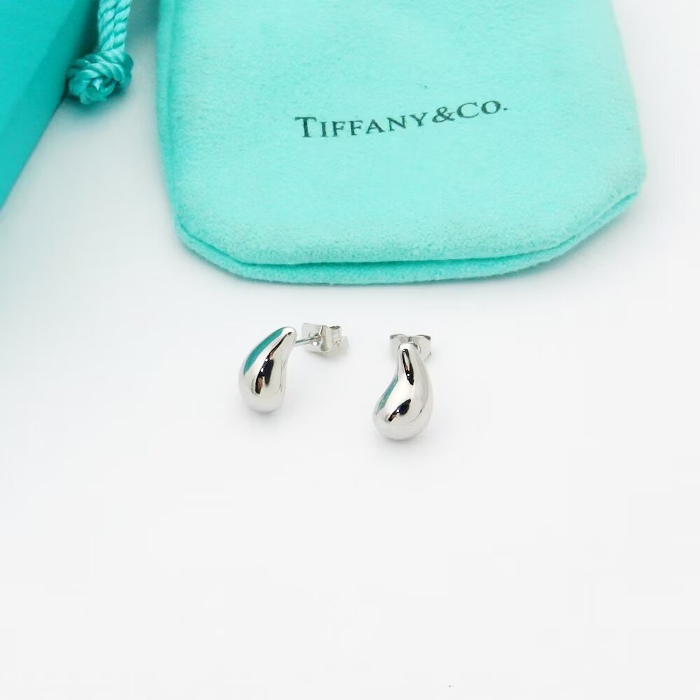 tricolor Stud Earrings for women - alternate angle view 5