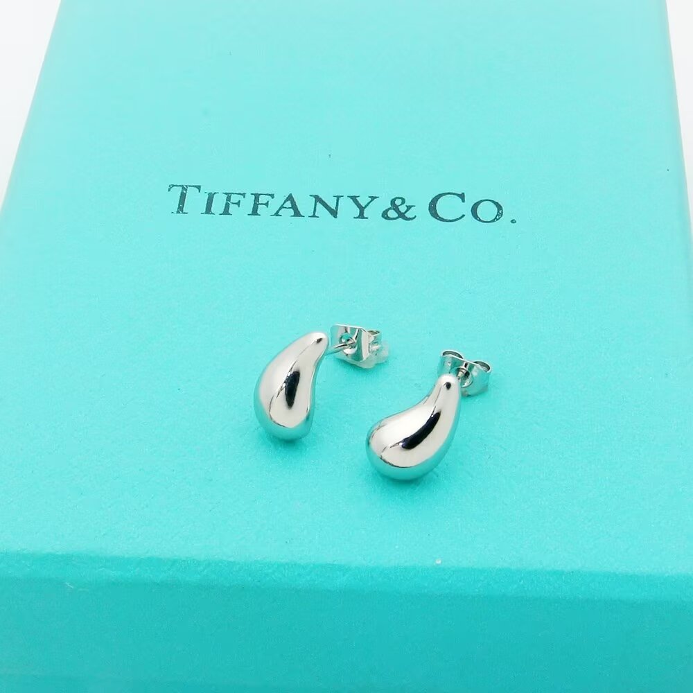 tricolor Stud Earrings for women - alternate angle view 4