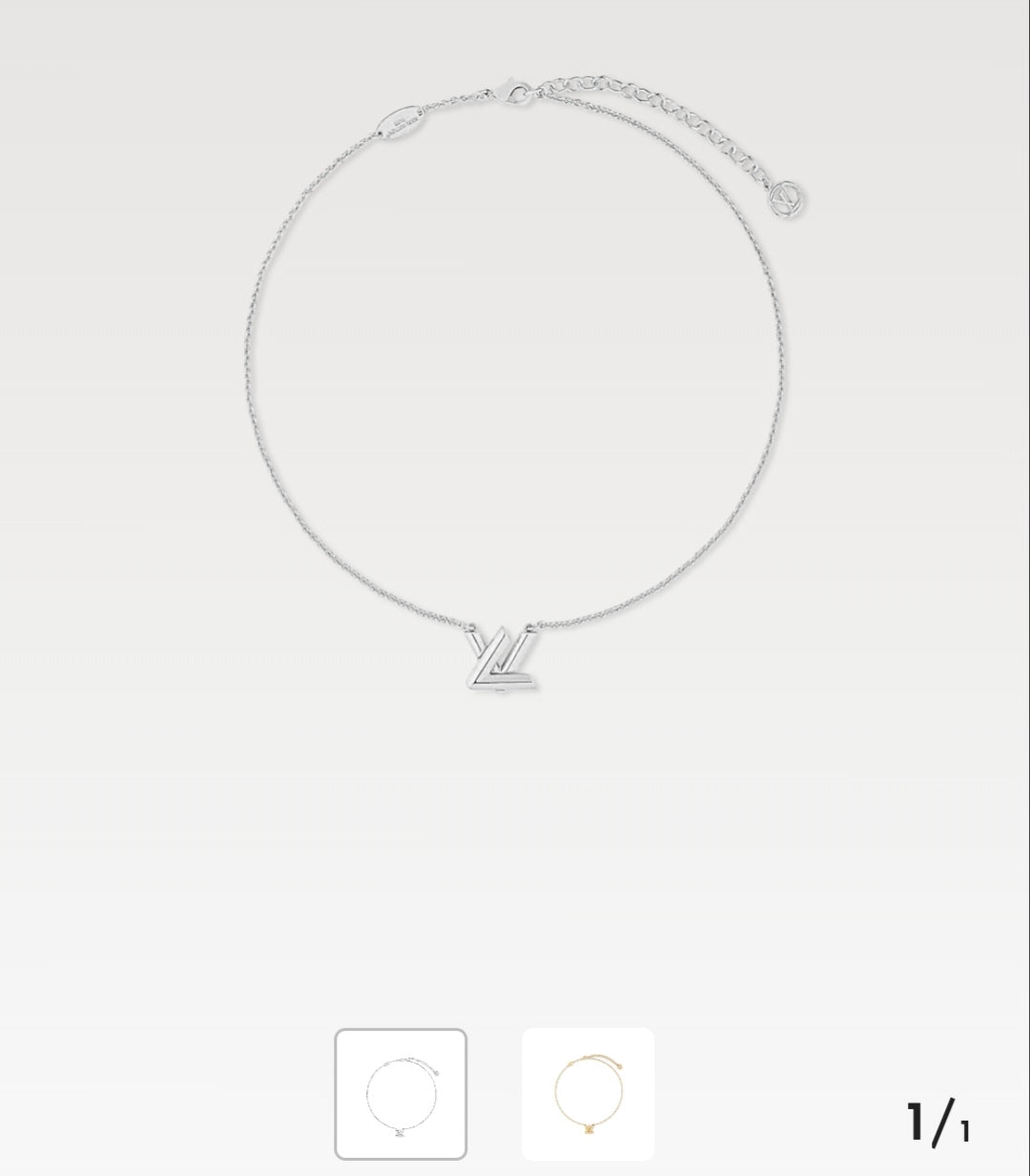 gold metal chain Necklace for women - alternate angle view 2