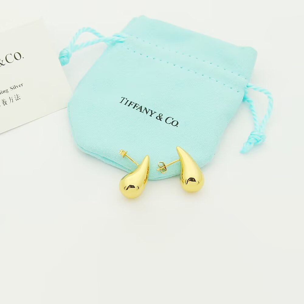 tricolor edgy Stud Earrings for women - alternate angle view 7