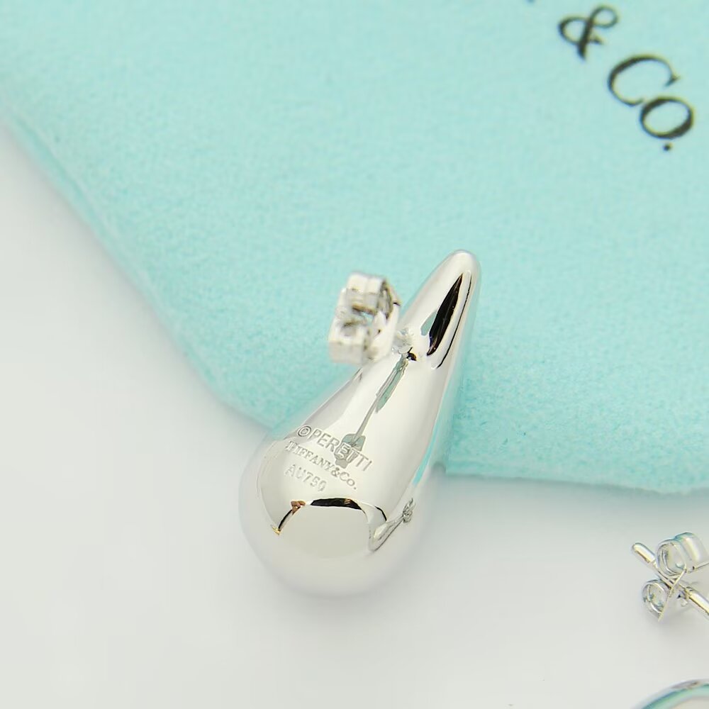 tricolor edgy Stud Earrings for women - alternate angle view 8