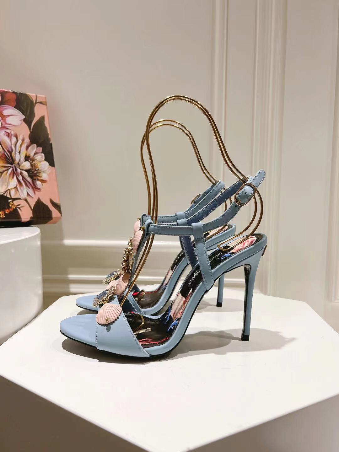 Dolce & Gabbana DG Women's Crystal-Embellished Sandals