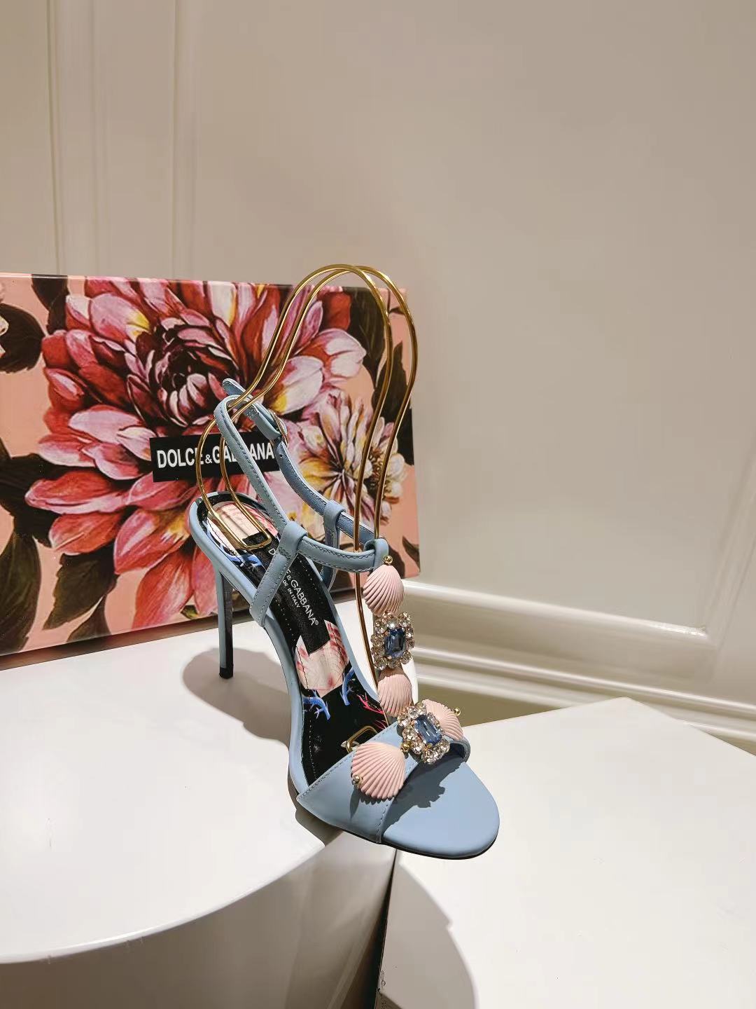 Dolce & Gabbana DG Women's Crystal-Embellished Sandals