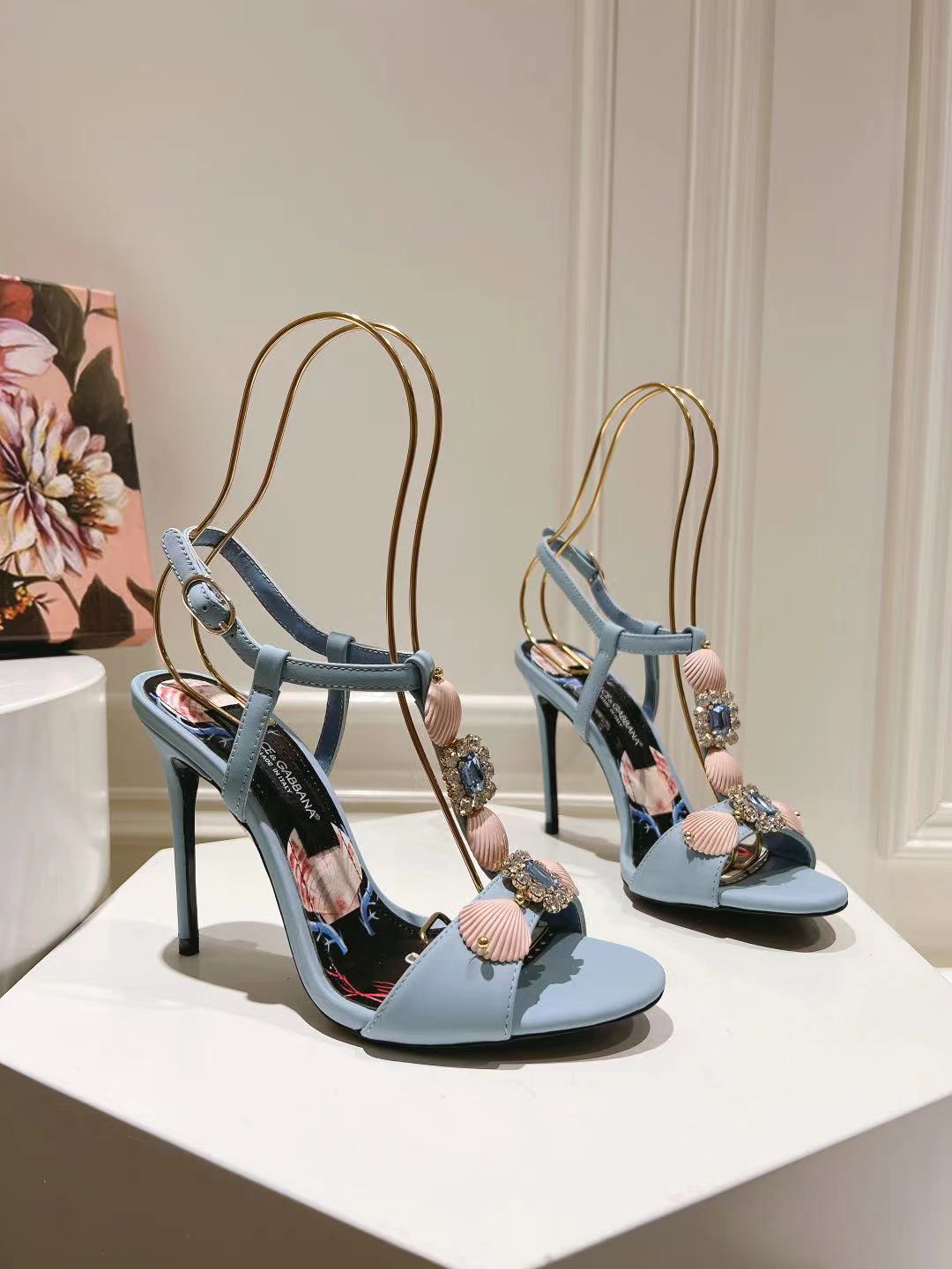 Dolce & Gabbana DG Women's Crystal-Embellished Sandals