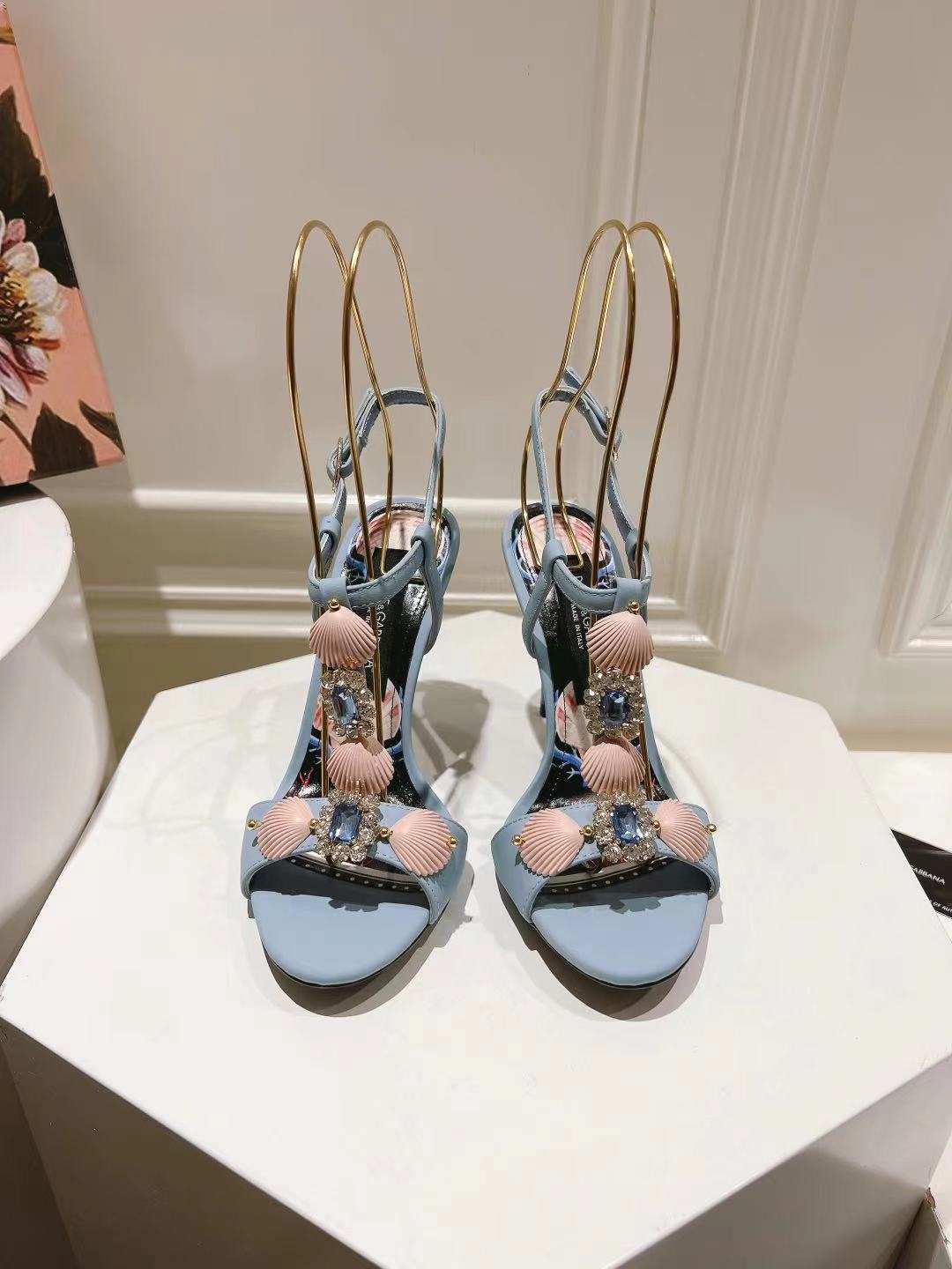 Dolce & Gabbana DG Women's Crystal-Embellished Sandals