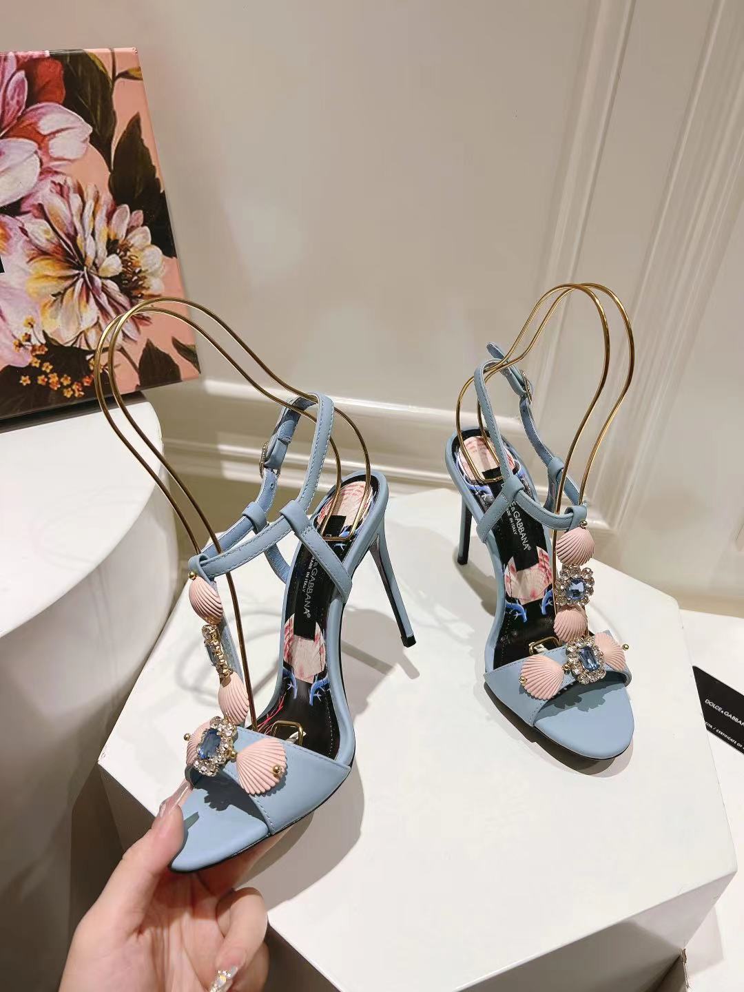 Dolce & Gabbana DG Women's Crystal-Embellished Sandals