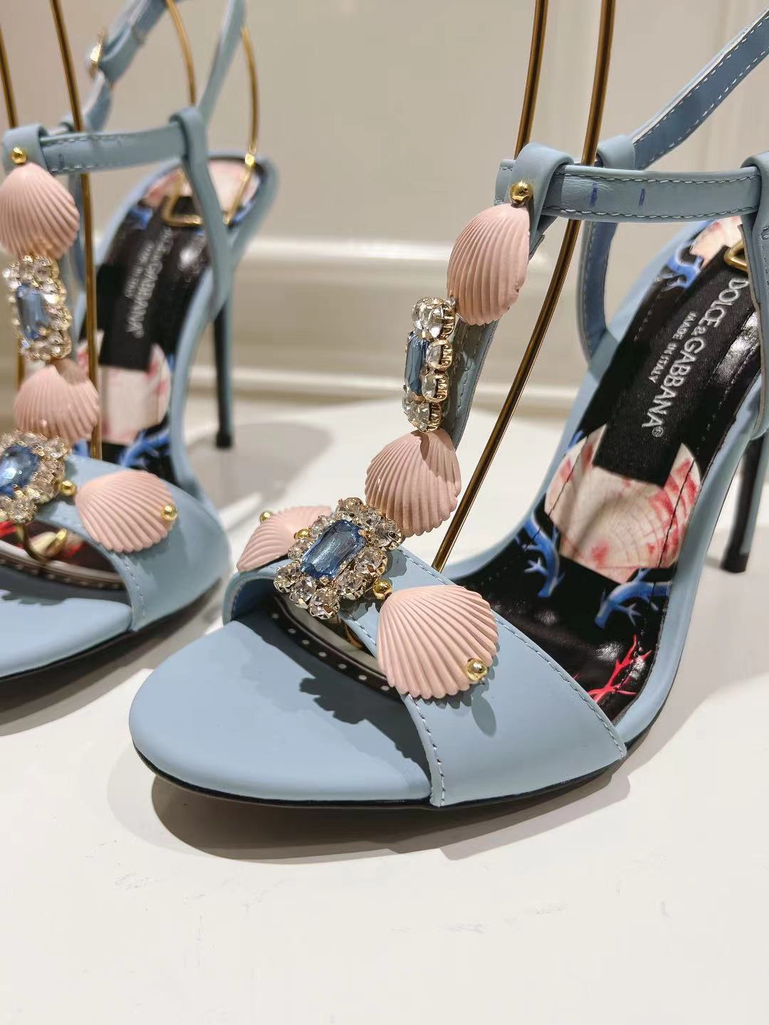 Dolce & Gabbana DG Women's Crystal-Embellished Sandals
