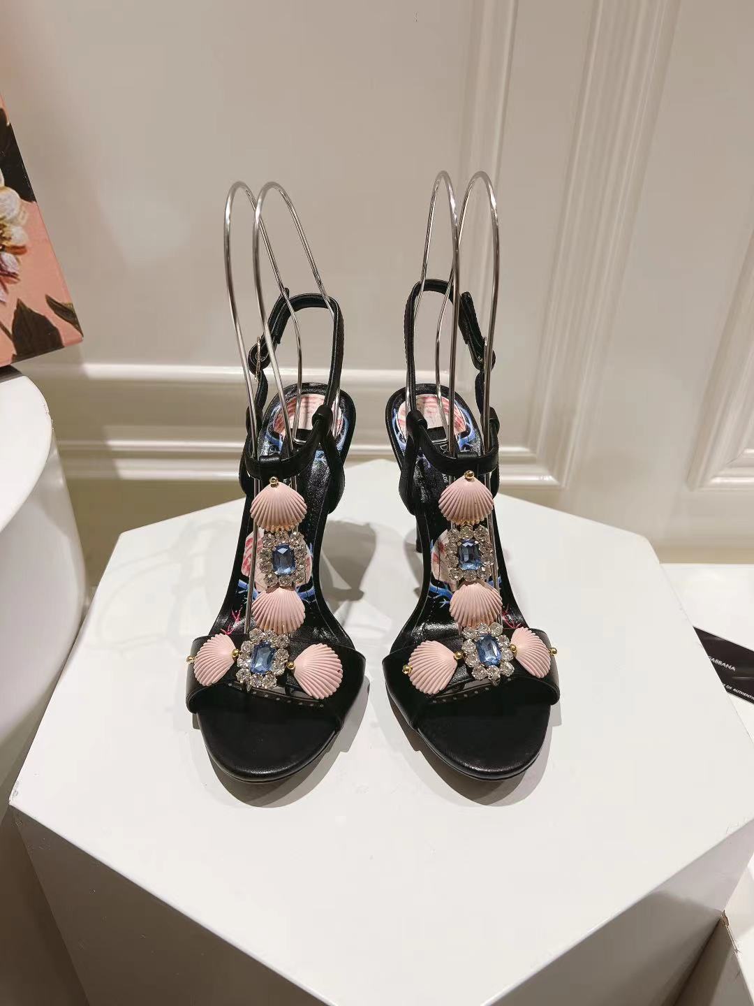 Dolce & Gabbana DG Women's Crystal-Embellished Sandals