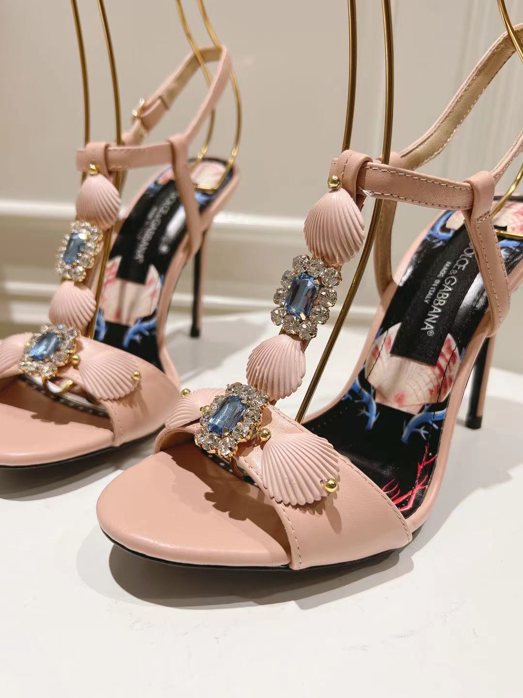 Dolce & Gabbana DG Women's Crystal-Embellished Sandals
