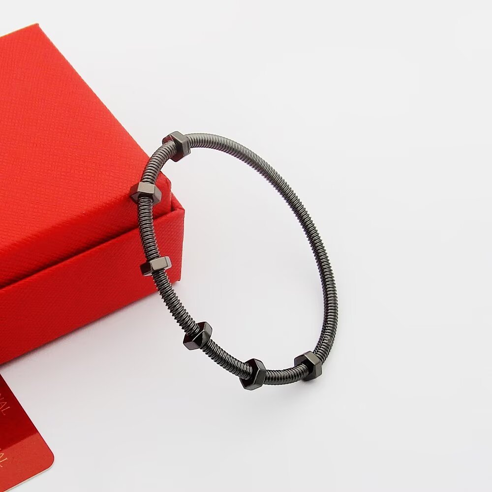 rose gold rose Bangle for women - alternate angle view 5