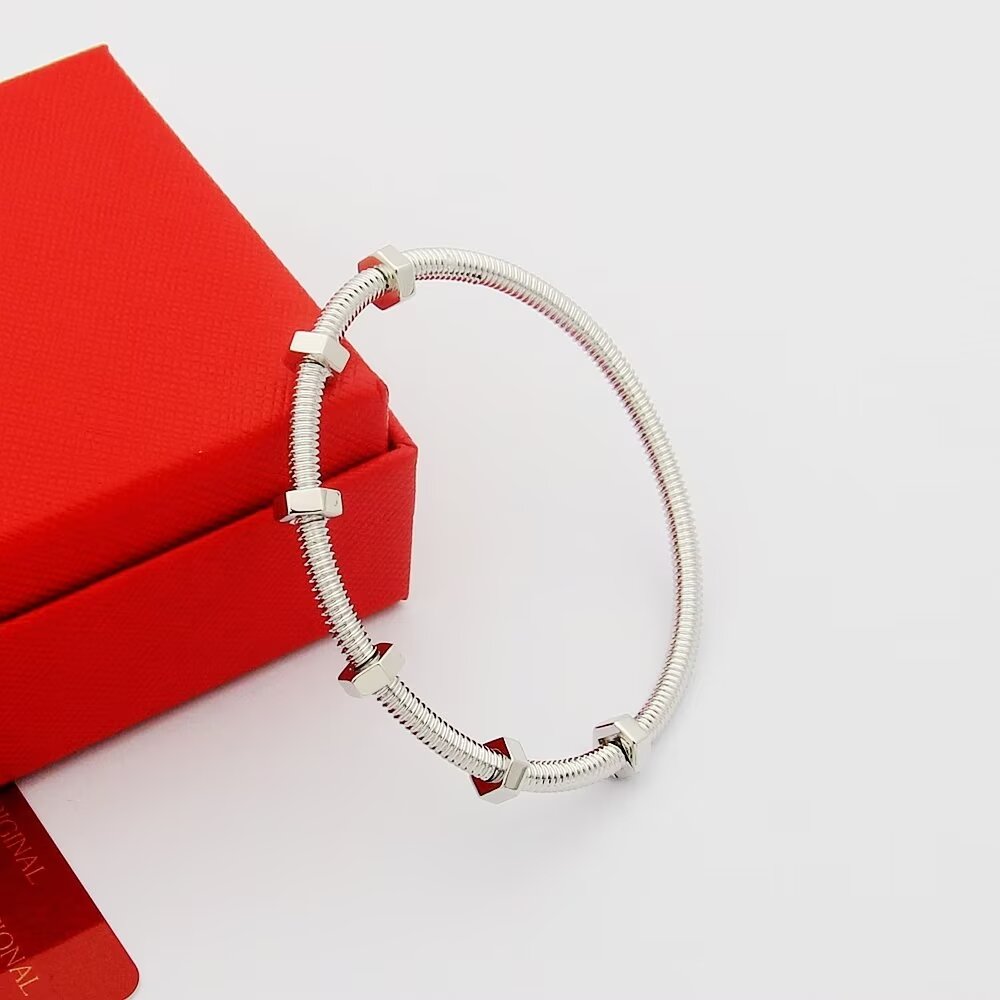 rose gold rose Bangle for women - alternate angle view 4