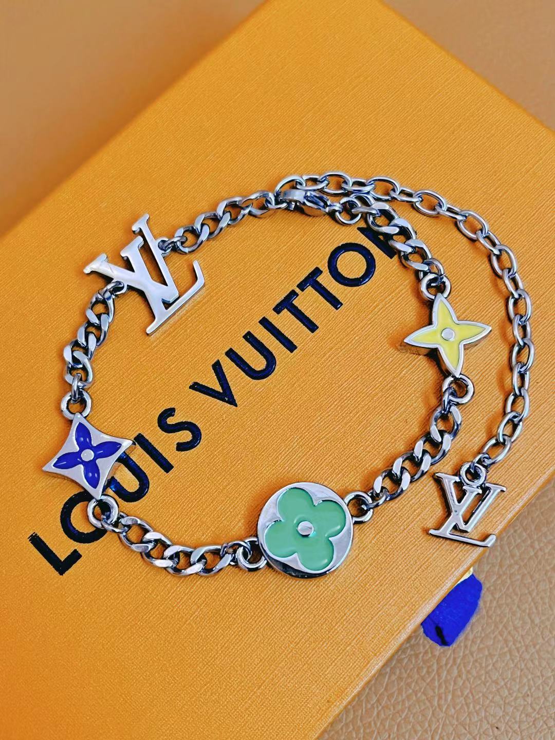 gold metal floral Bracelet for women - alternate angle view 4