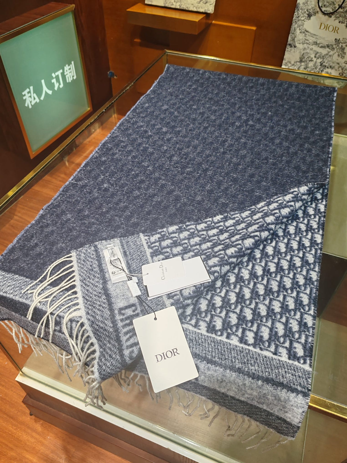 velvet floral Scarf for men - alternate angle view 5