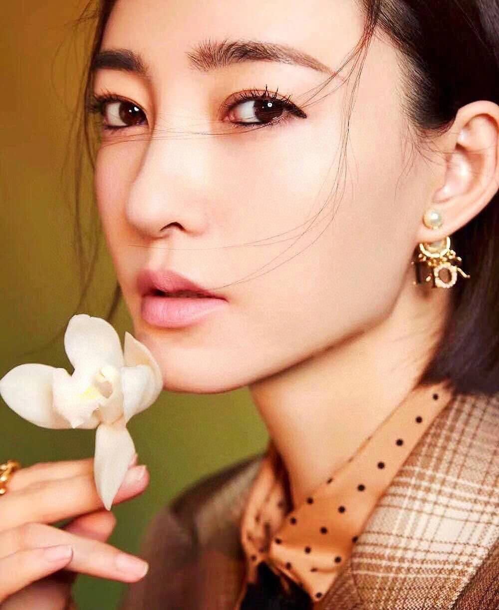 letter Stud Earrings for women - alternate angle view 4