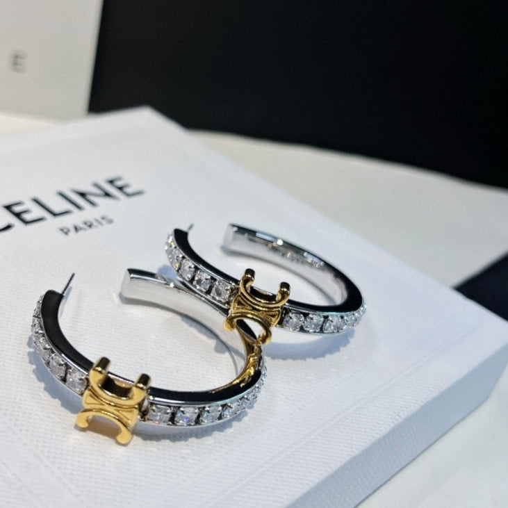 red letter Drop Earrings for women - alternate angle view 8