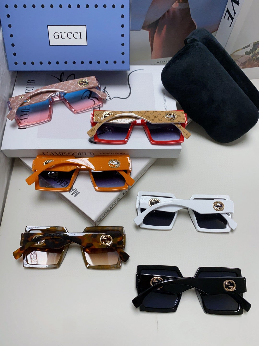 purple sun Sunglasses for men - alternate angle view 8