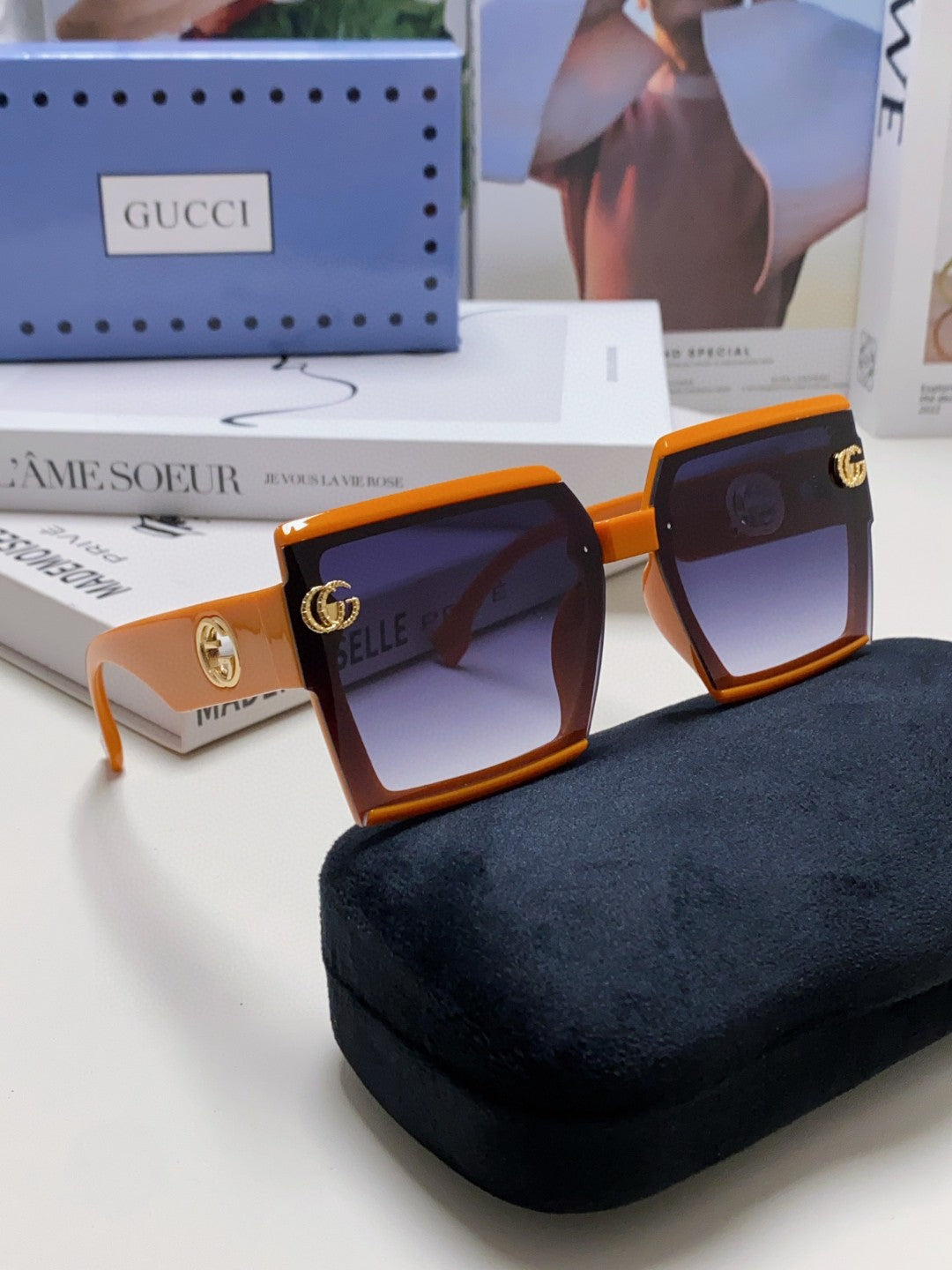 purple sun Sunglasses for men - alternate angle view 7