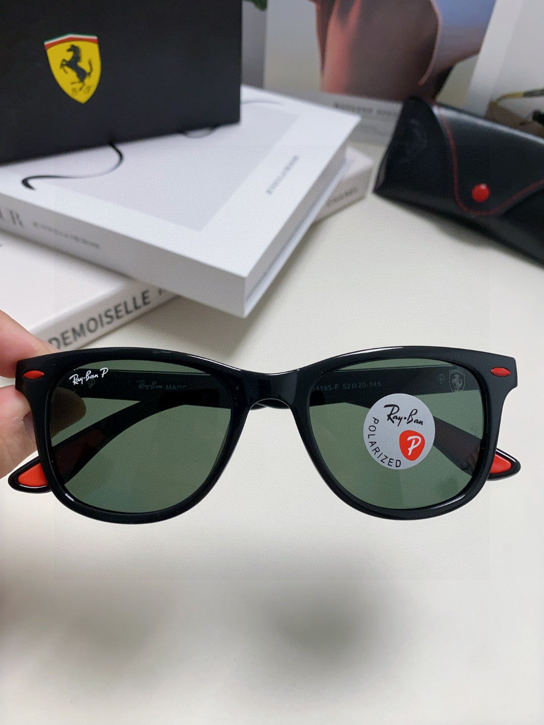 purple resin sun Sunglasses for women - alternate angle view 4