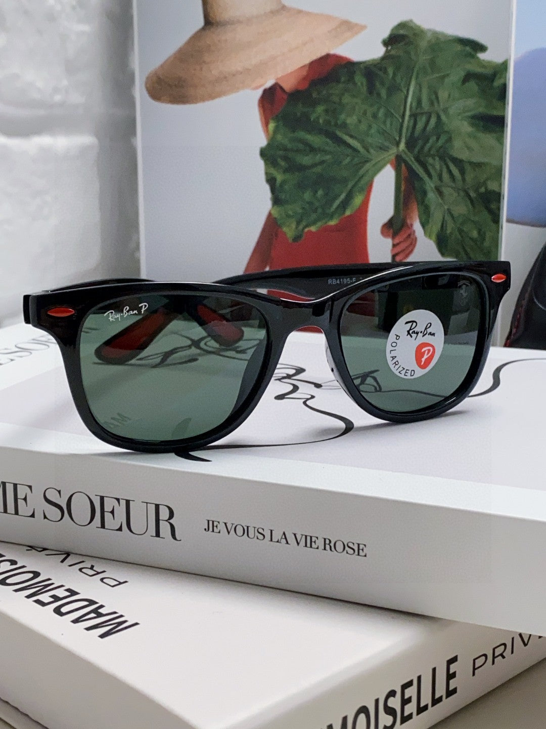 purple resin sun Sunglasses for women - alternate angle view 2