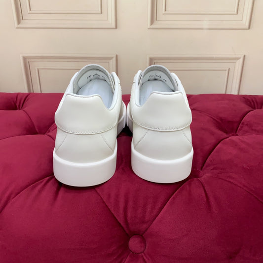Dolce & Gabbana DG Heavy-Craft Calfskin Sneakers with 5D Accents