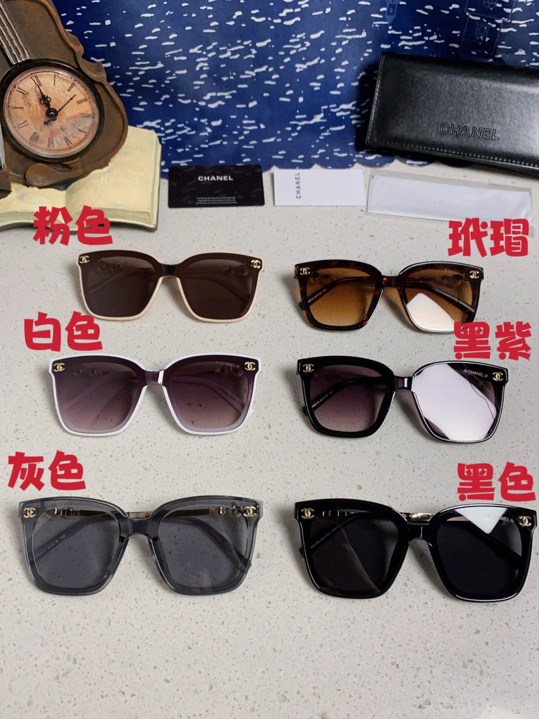 pearl double c Sunglasses for women - alternate angle view 11