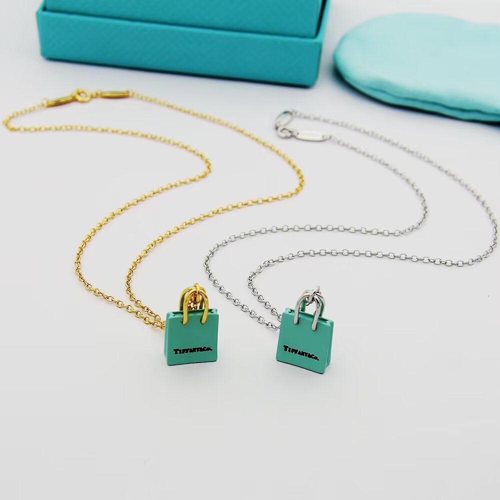 white gold delicate Pendant for women - alternate angle view 8