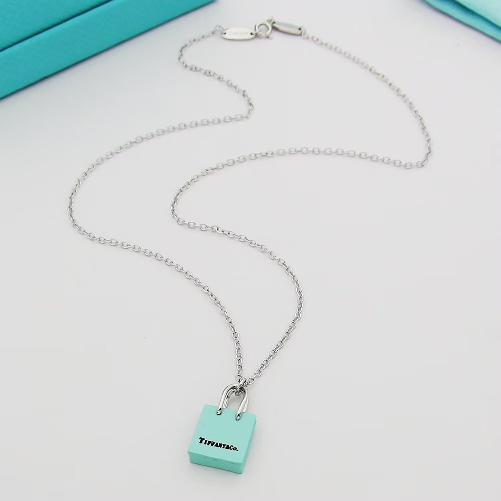 white gold delicate Pendant for women - alternate angle view 3