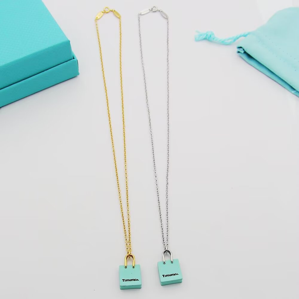 white gold delicate Pendant for women - alternate angle view 4