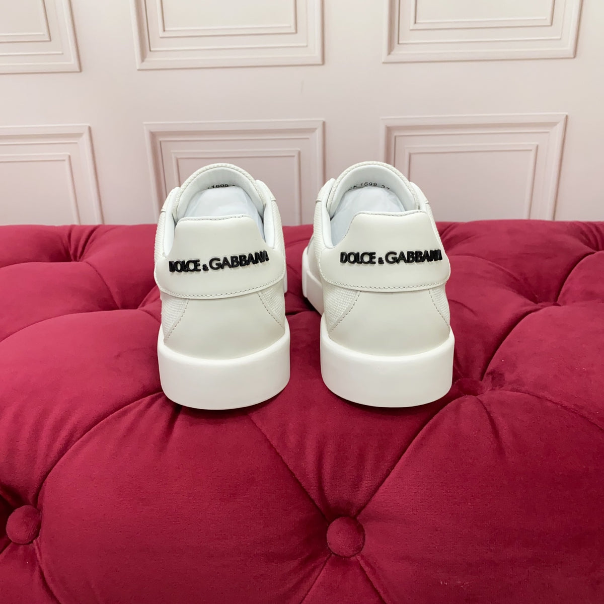 Dolce & Gabbana DG Heavy-Craft Calfskin Sneakers with 5D Accents