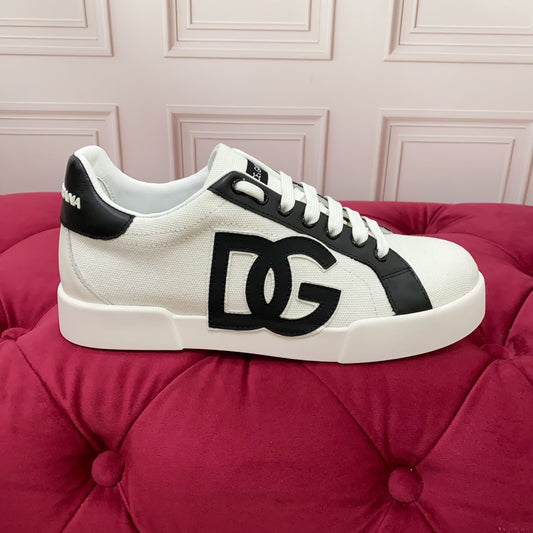 Dolce & Gabbana DG Heavy-Craft Calfskin Sneakers with 5D Accents