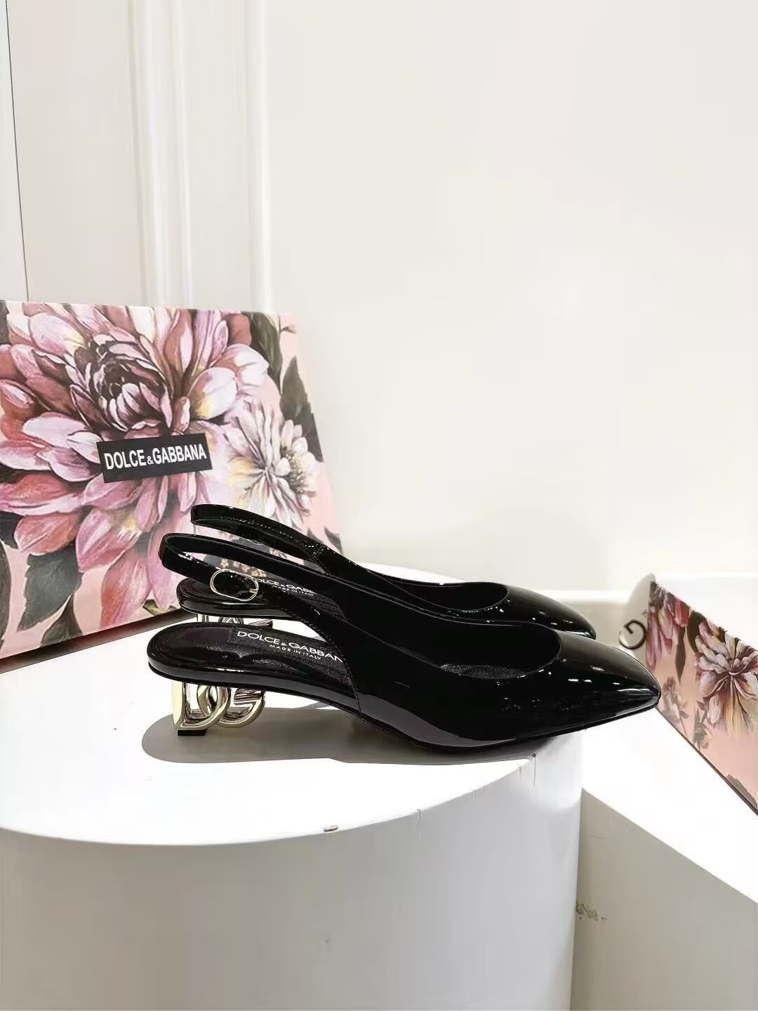 Dolce & Gabbana DG Women's Patent-Leather Heels