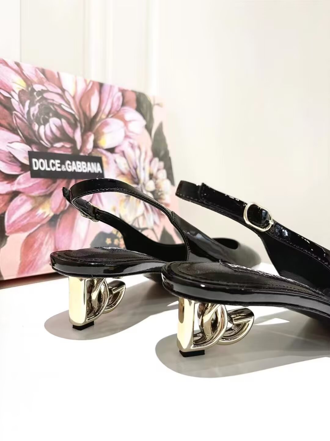 Dolce & Gabbana DG Women's Patent-Leather Heels