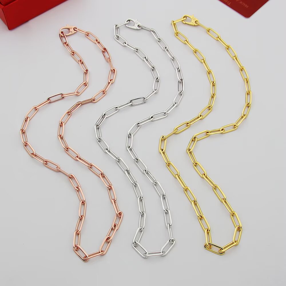 tricolor unisex Necklace for men - alternate angle view 9