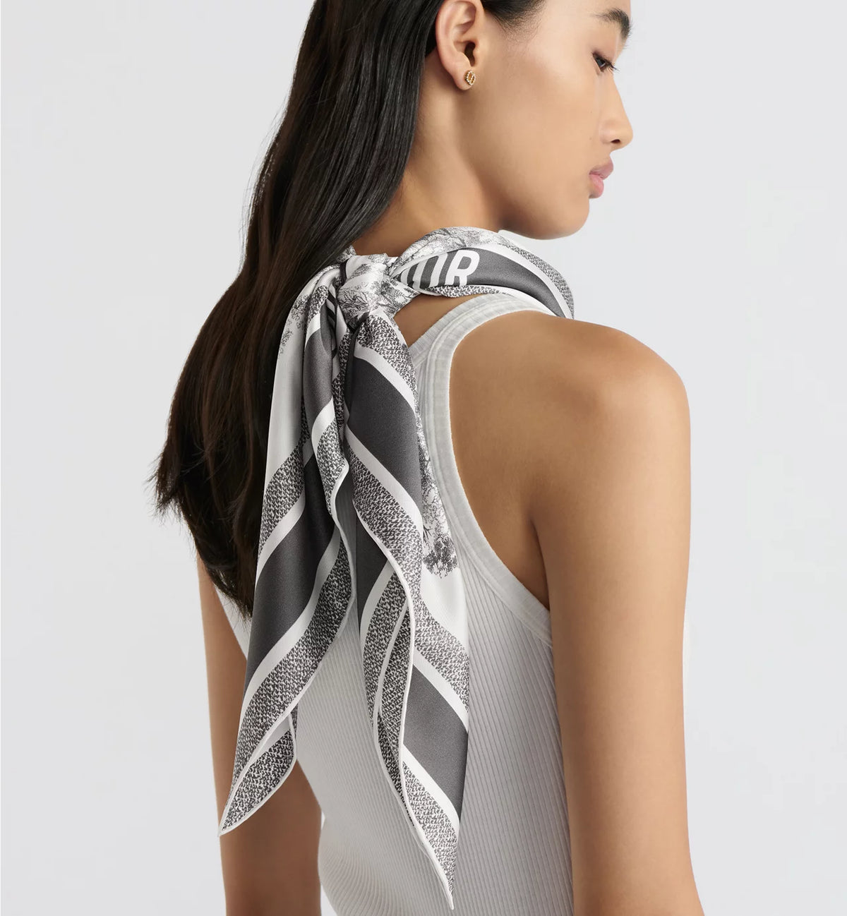 beige fashion accessory for women - alternate angle view 2