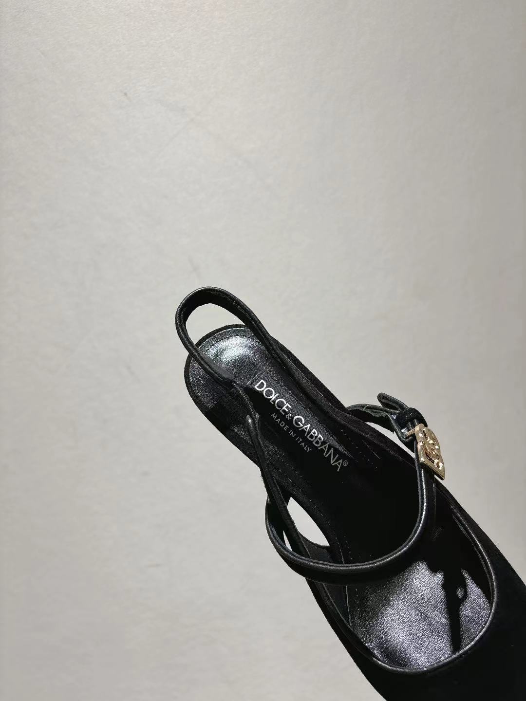 Dolce & Gabbana DG Women's Pointed-Toe Leather Heels