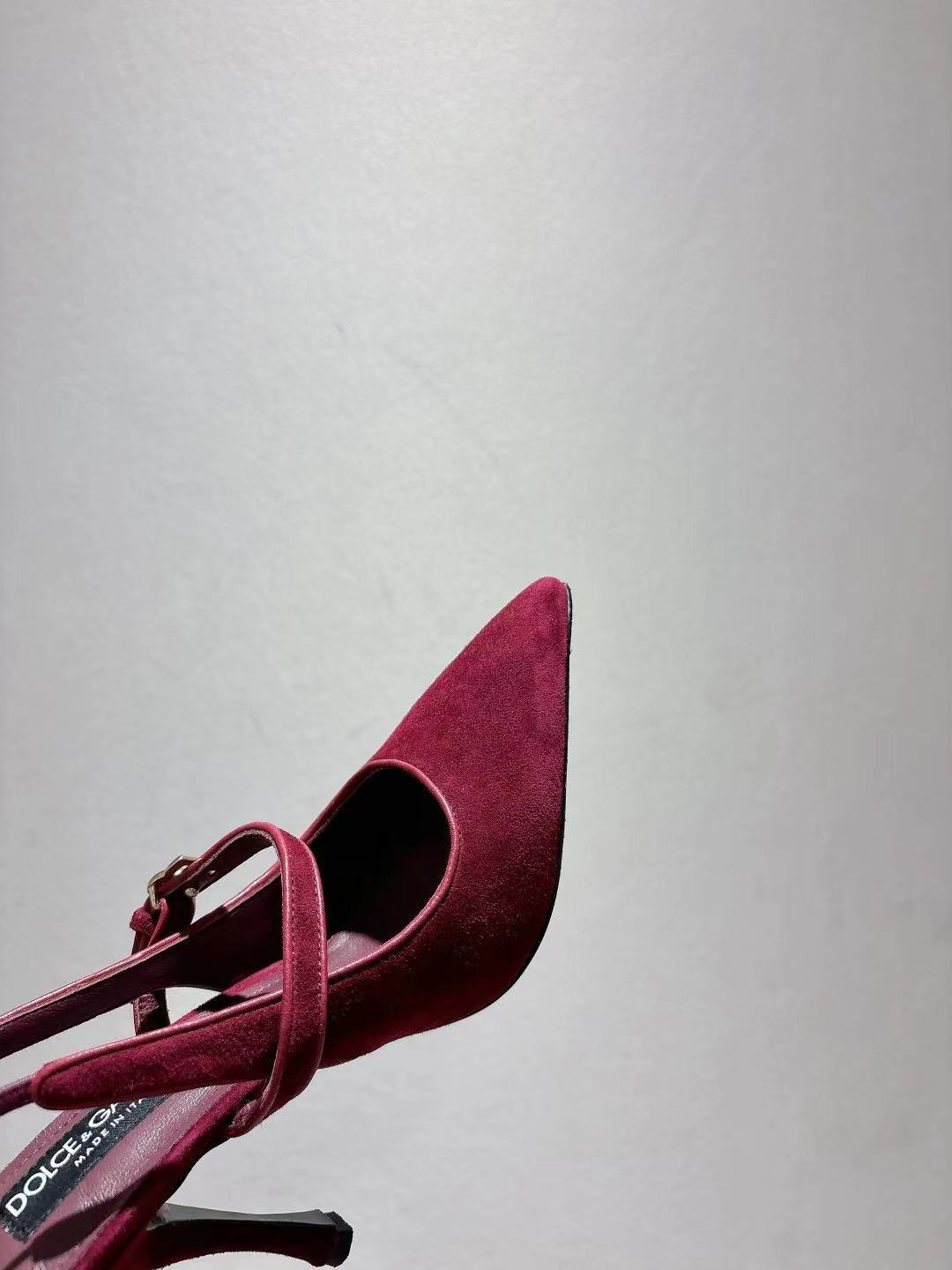 Dolce & Gabbana DG Women's Pointed-Toe Leather Heels