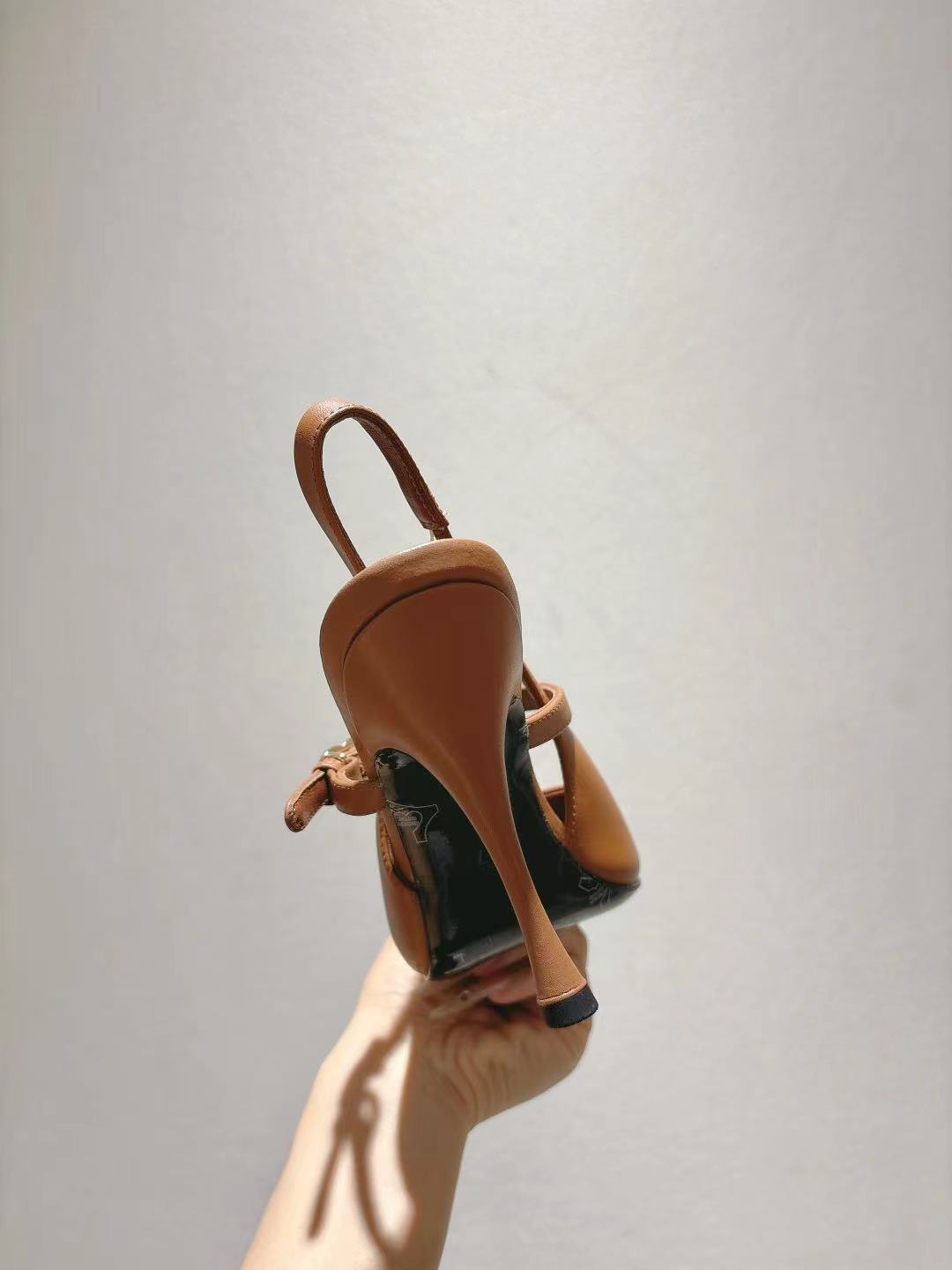 Dolce & Gabbana DG Women's Pointed-Toe Leather Heels