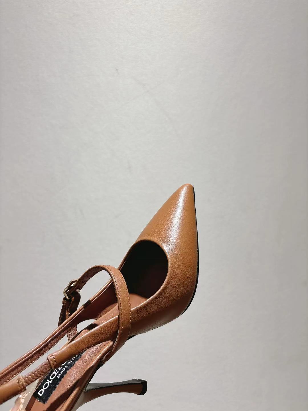 Dolce & Gabbana DG Women's Pointed-Toe Leather Heels