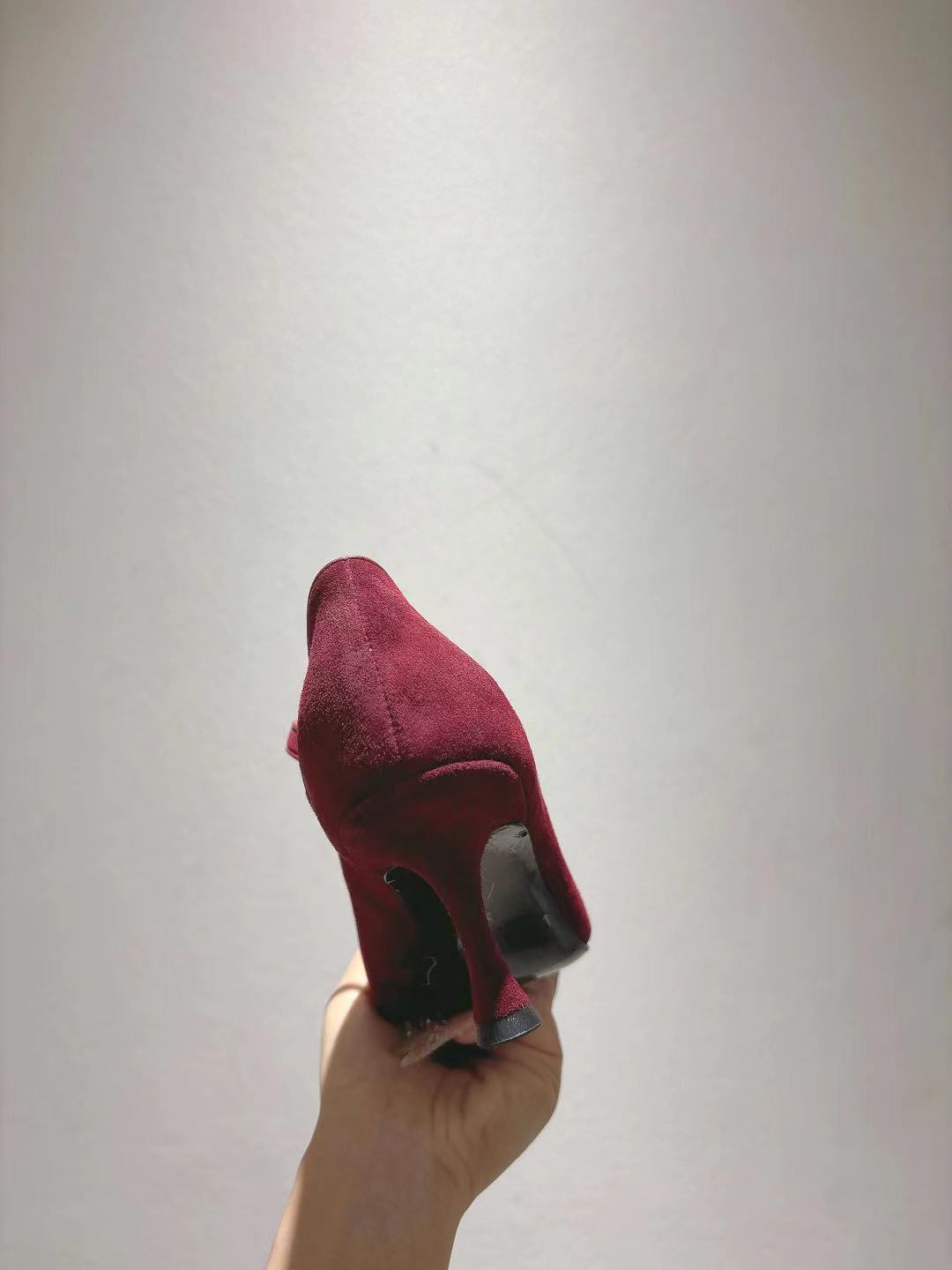 Dolce & Gabbana DG Women's Pointed-Toe Leather Heels
