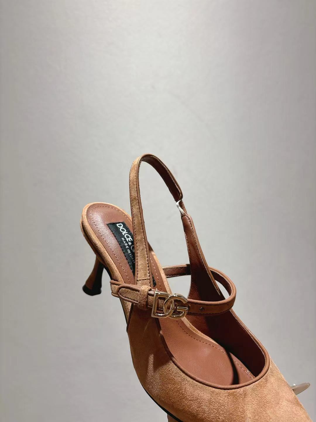 Dolce & Gabbana DG Women's Pointed-Toe Leather Heels