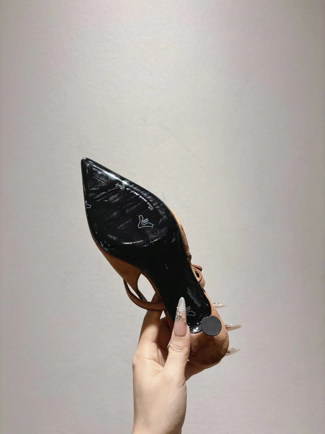 Dolce & Gabbana DG Women's Pointed-Toe Leather Heels