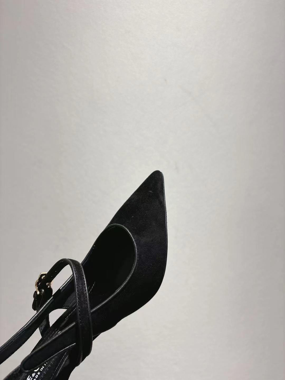Dolce & Gabbana DG Women's Pointed-Toe Leather Heels